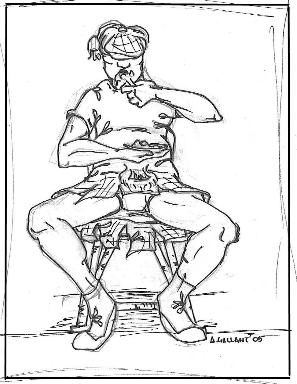 972x1259 Kilt, Food, And Folding Chair By Abitbosch