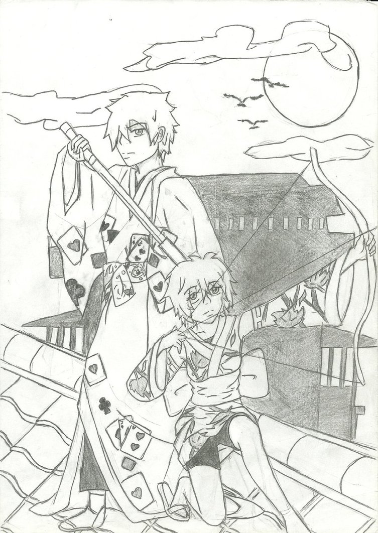 753x1062 Kimono Drawing, Sketch. By Hazelow