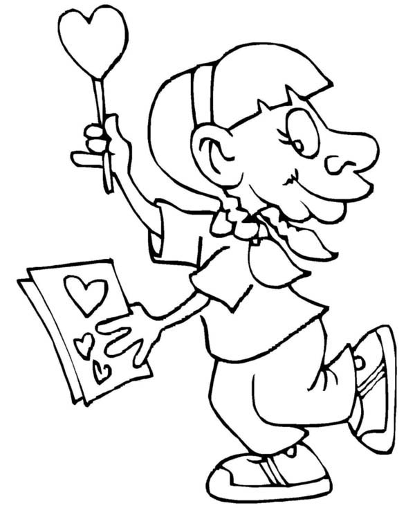 600x734 Drawing Heart