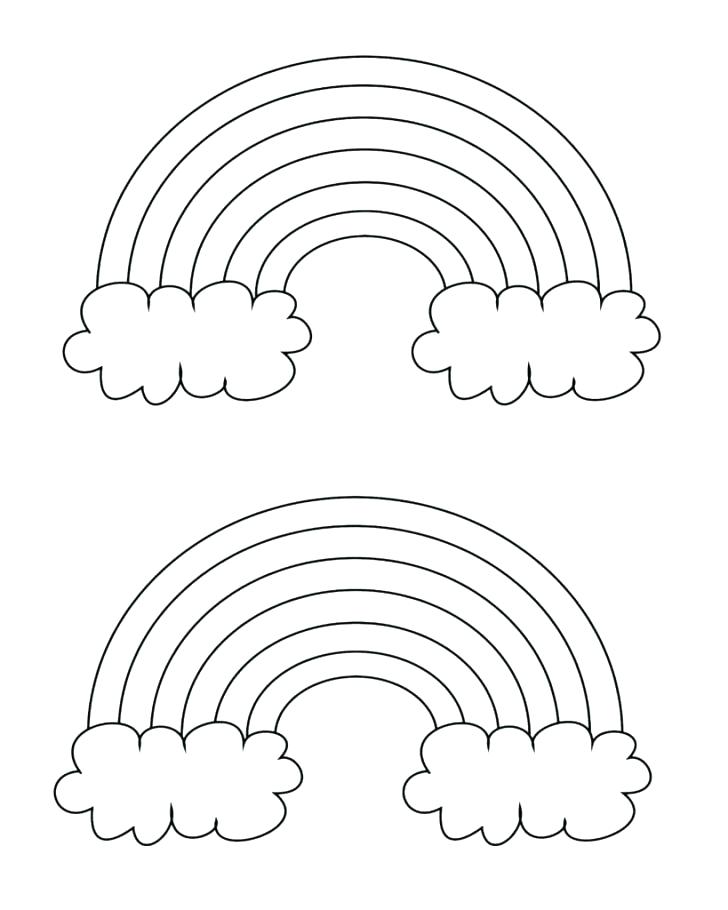 728x910 Rainbows Coloring Pages Color Pictures Of Rainbows Download