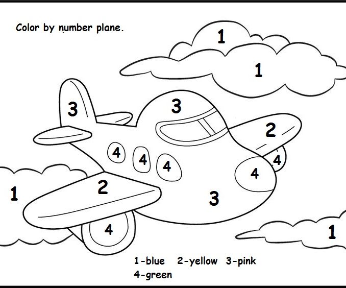 678x564 Unique Color By Number Worksheets For Kindergarten 97 About