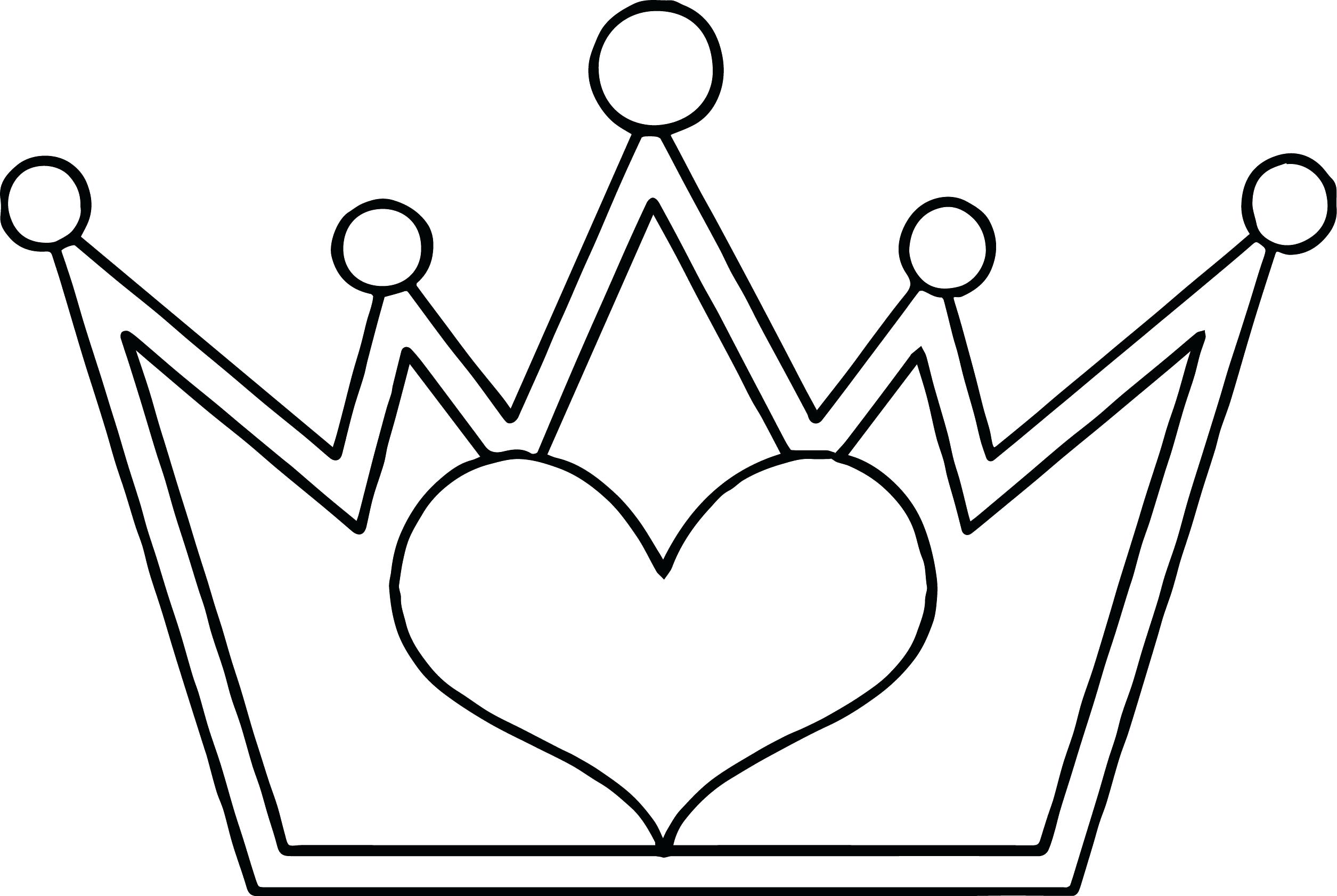 Kleurplaat Kroon Koning King And Queen Crown Drawing At Getdrawings ...