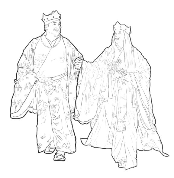 576x589 7 Best Lineart Royalty (King, Queen, Princess Amp Prince) Images