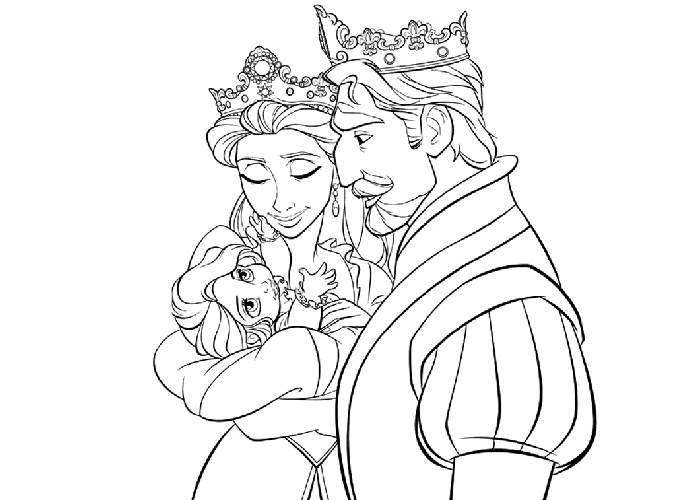 700x500 Queen Coloring Pages