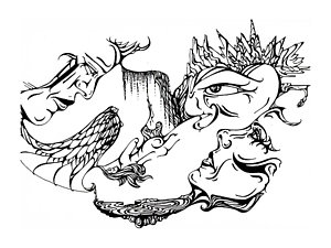 300x225 The King And Queen Drawing By Karen Musick