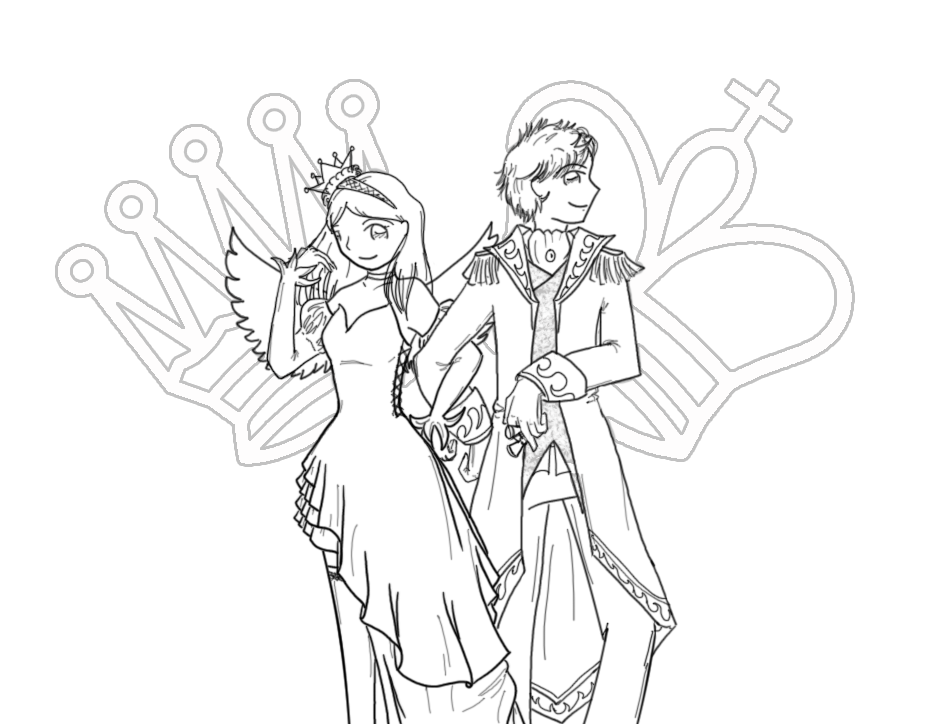 934x724 White King And Queen By Kiki Hayashi