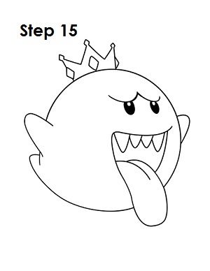 300x388 How To Draw King Boo