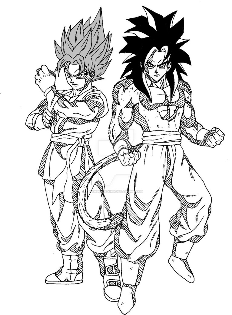 766x1043 Dbsdbgt Goku Ssgssssj4 By Cheetah King