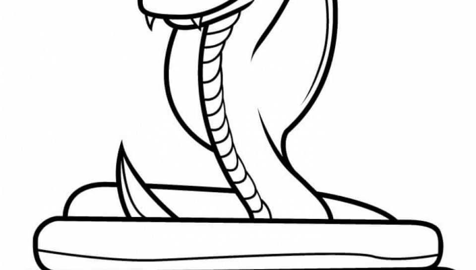 960x544 Drawing King Cobra Coloring Pages Kids Play Color Free Printable