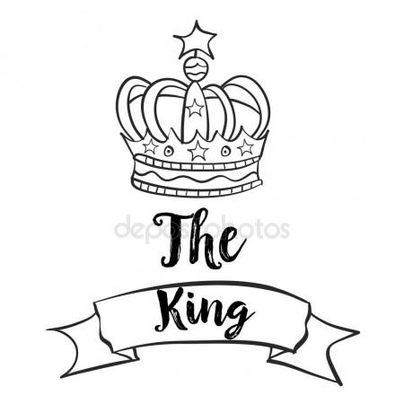 450x450 Doodle Of King Crown Collection Stock Vector Kongvector