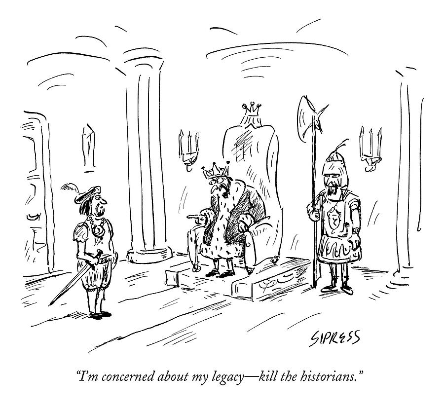 900x831 A King Gives Orders To His Soldier Drawing By David Sipress