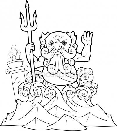 403x450 King Neptune Stock Vectors, Royalty Free King Neptune