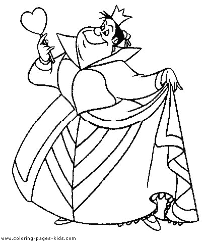 405x479 Disney Queen Of Hearts Coloring Pages Printable In Sweet Print