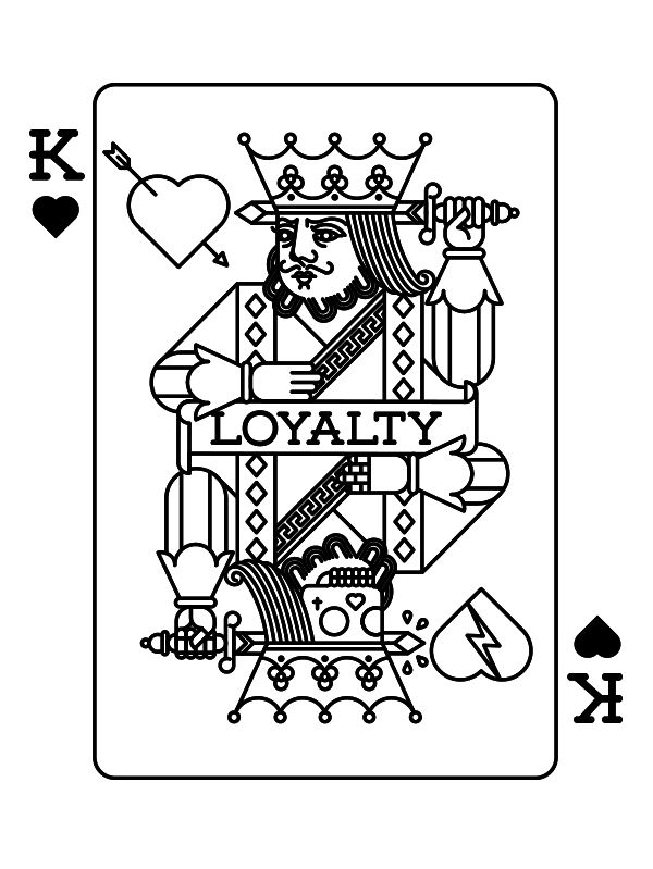 King Of Hearts Drawing at GetDrawings | Free download