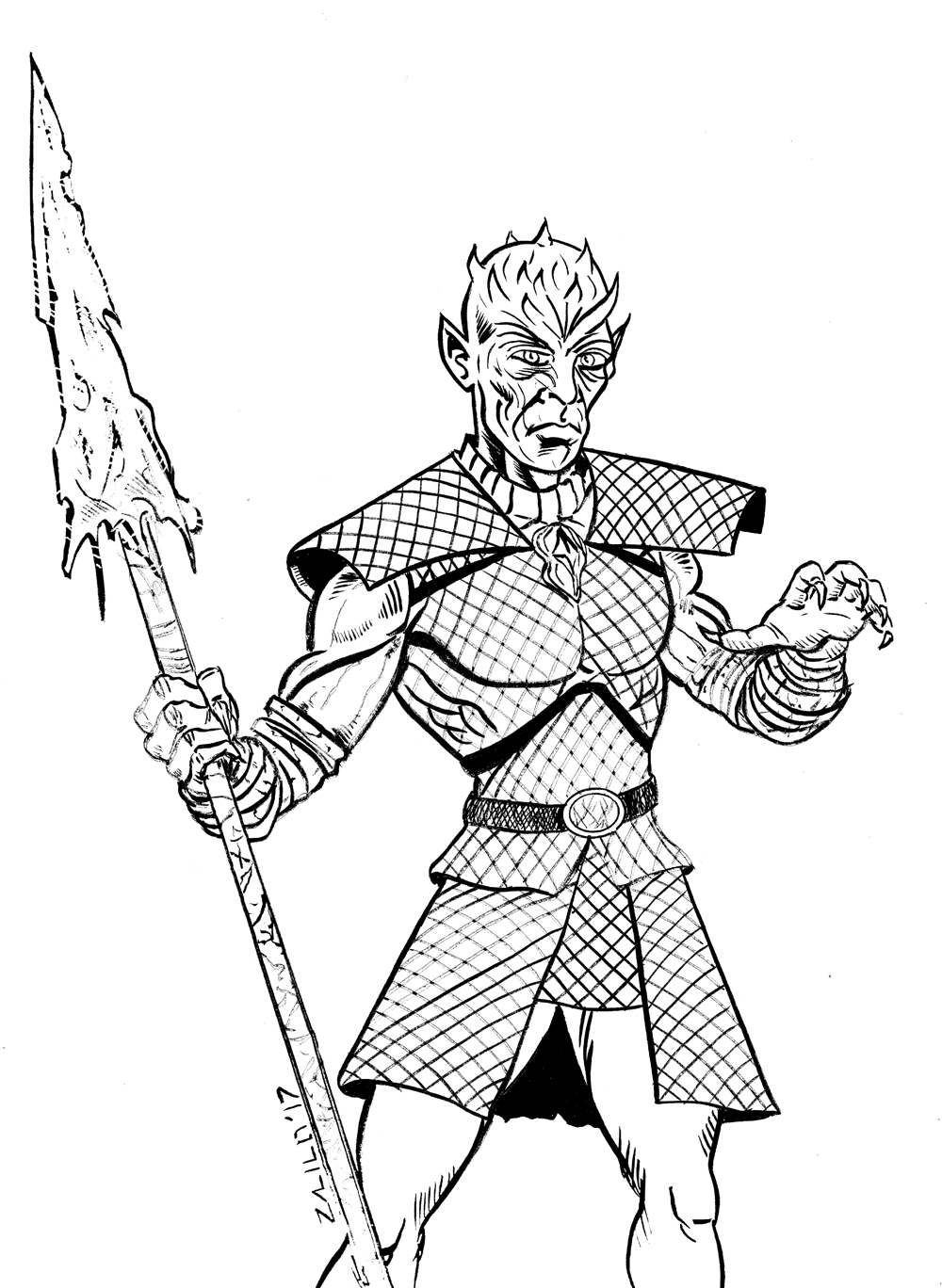 1000x1368 Game Of Thrones Sketch