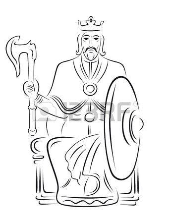 345x450 The Comic Caricature. Cartoon. Vector. Set Funny Kings. Travesty