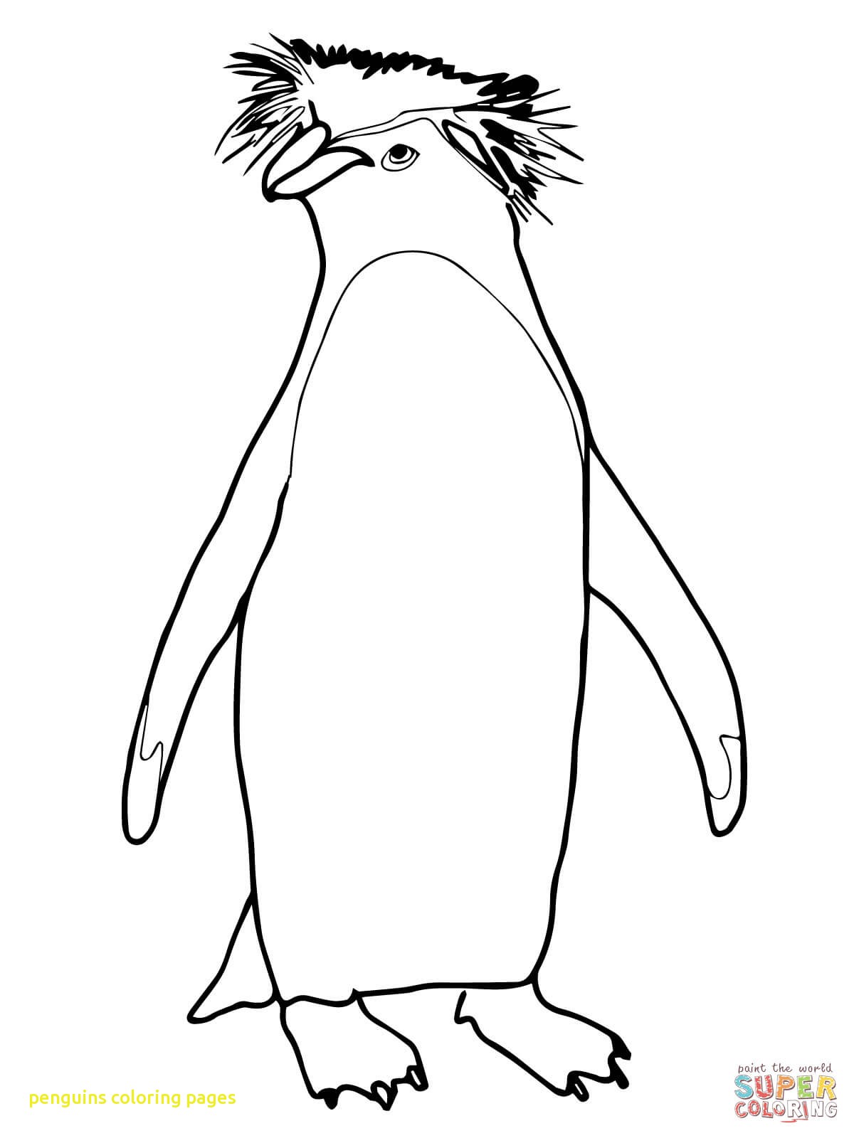 1200x1600 Penguins Coloring Pages With Cute King Penguin Coloring Page