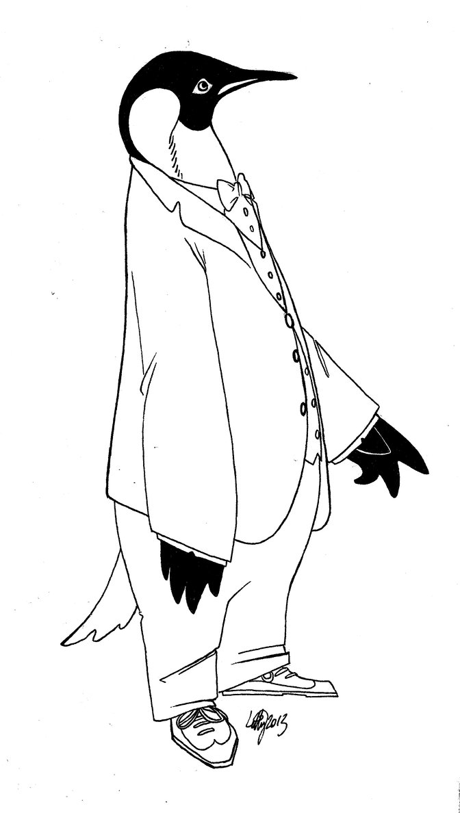 672x1188 Chazro The Penguin Ink By Sugar Hi Unicorn