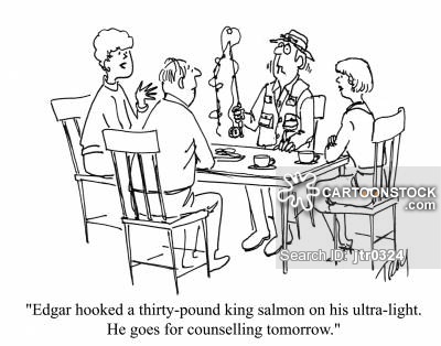 400x314 King Salmon Cartoons And Comics
