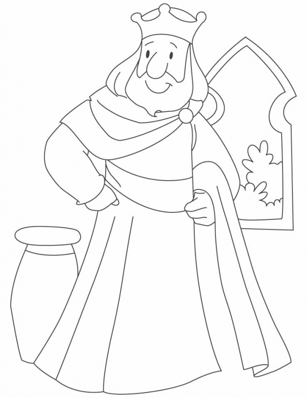 627x811 King Solomon Coloring Sheets