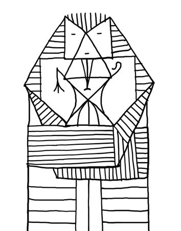 354x450 10,000 Pages More King Tut Drawings