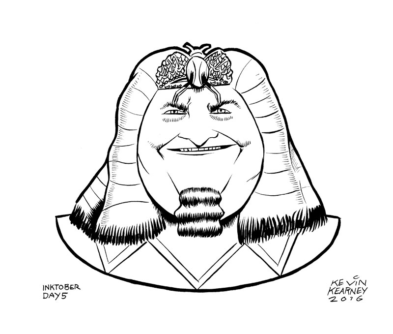 800x679 Day 5 Of Inktober 2016 King Tut Comics By Kevin K
