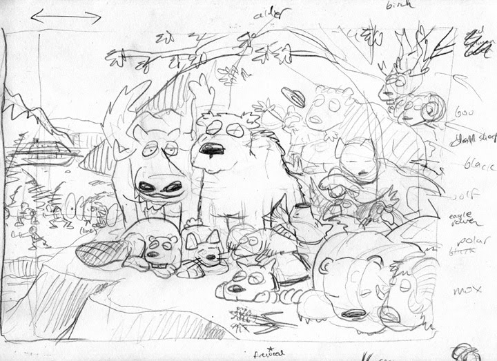 720x523 Ink Amp Snow Peaceable Kingdom