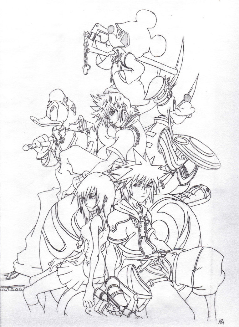 764x1045 Kingdom Hearts 2 By Artisticcole