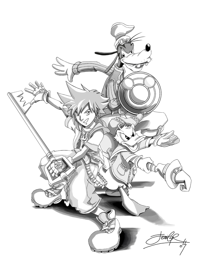 656x865 Kingdom Hearts By Lillidan86