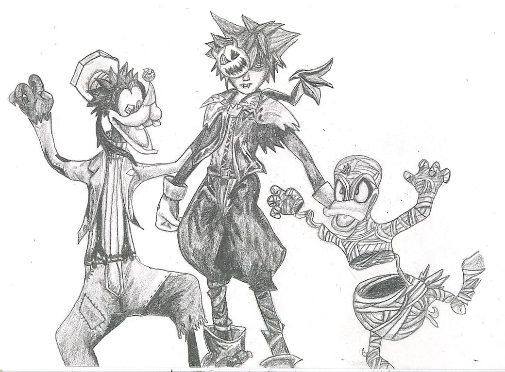 1040x767 Kingdom Hearts By Dnmn89