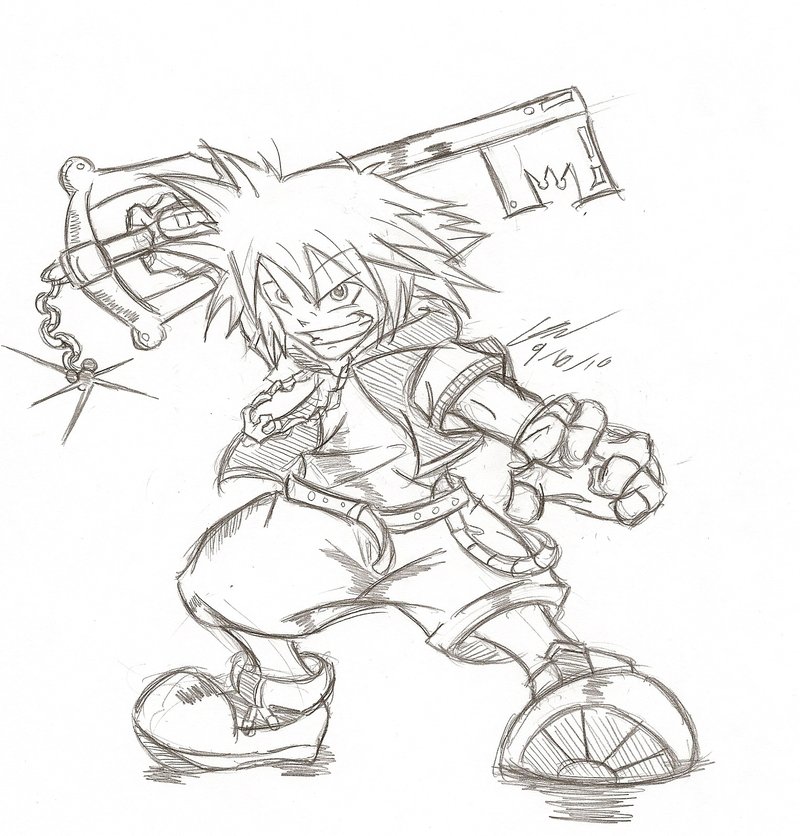 800x836 Kingdom Hearts Sora By Chimeraman