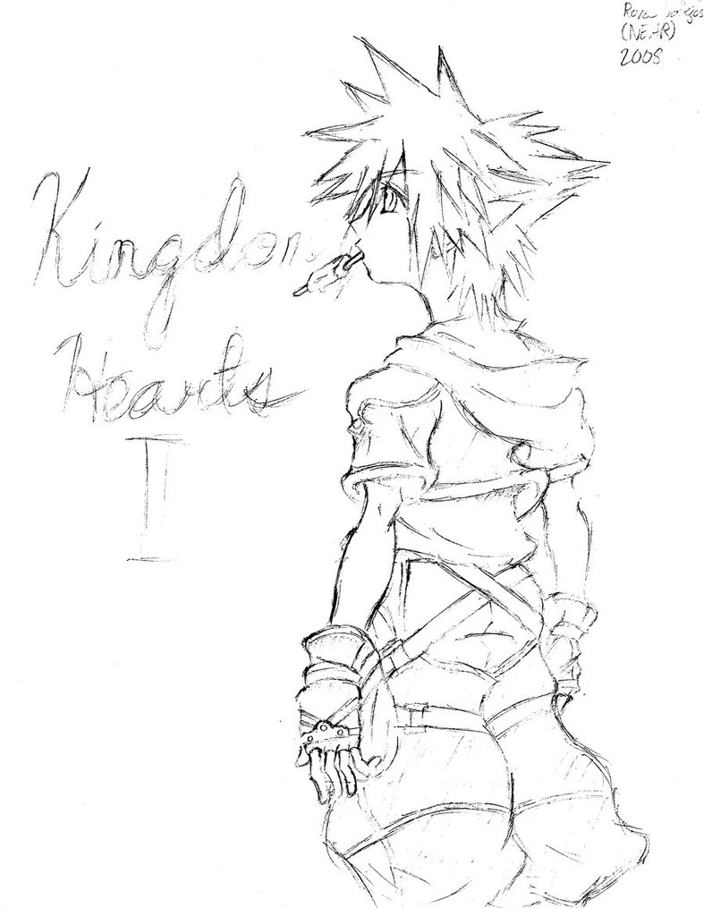 787x1015 Kingdom Hearts Ii Sora By Ryuusei924