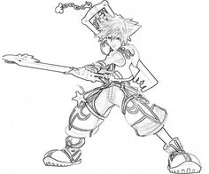 236x196 Kingdom Hearts Coloring Pages Adult Coloring Book Pagesmore Pins