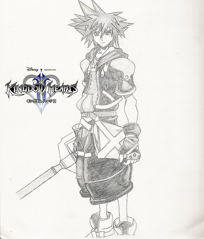Kingdom Hearts Drawing at GetDrawings | Free download