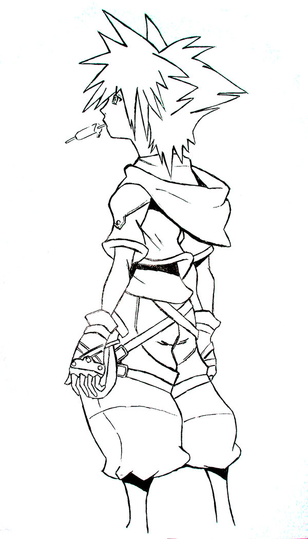 600x1050 Sora Kingdom Hearts 2 By Dan3173