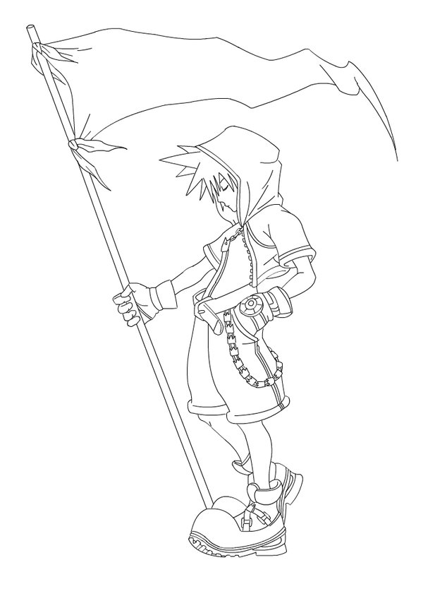 600x868 Sora Kingdom Hearts By Ravesangel