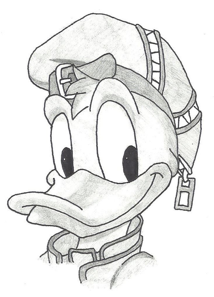 733x1013 Donald Duck (Kingdom Hearts) By Sketchmanga