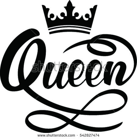 450x457 Drawn Crown Queen'S