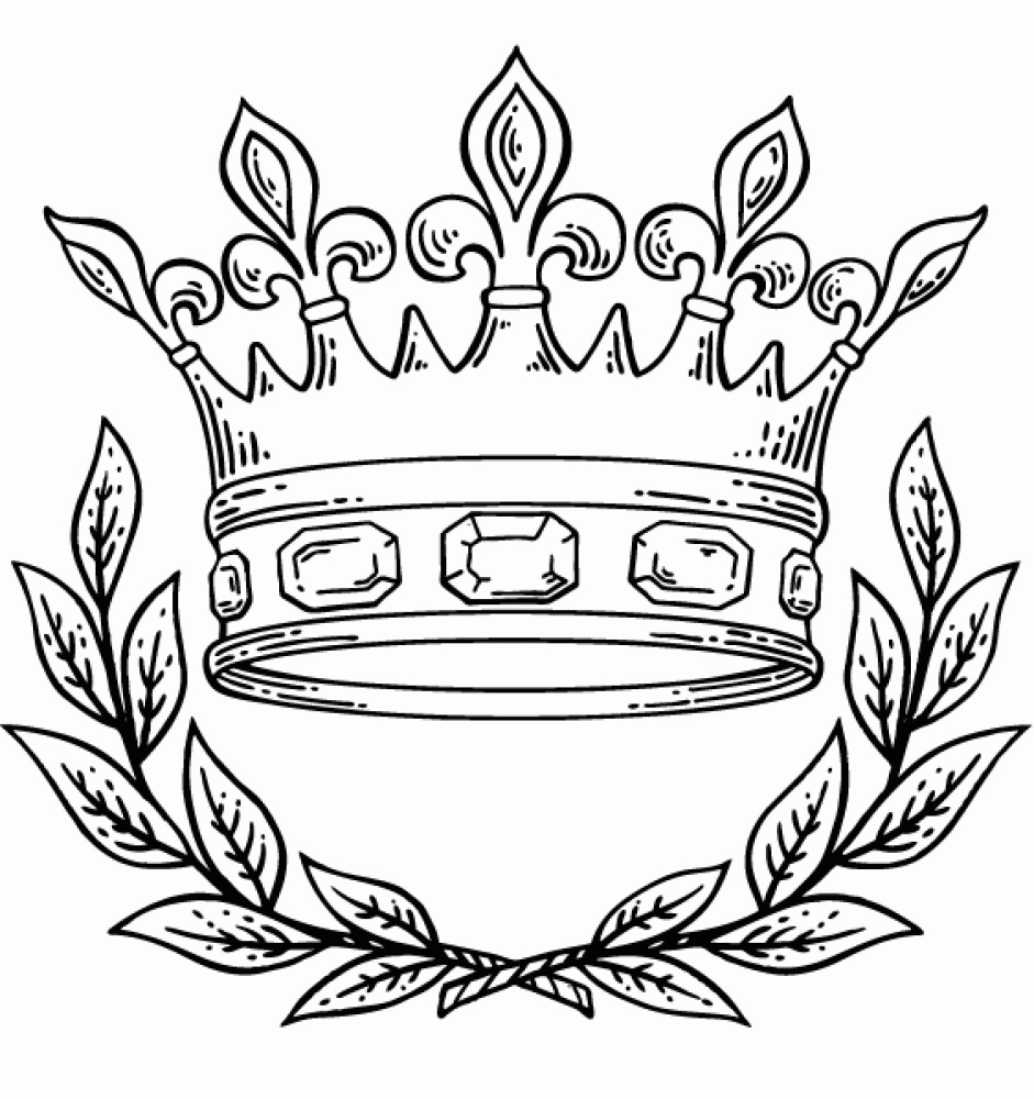 941x1000 9 Pics Of King And Queen Crown Coloring Pages