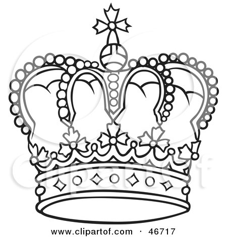 450x470 Queen Crown Drawing Black And White