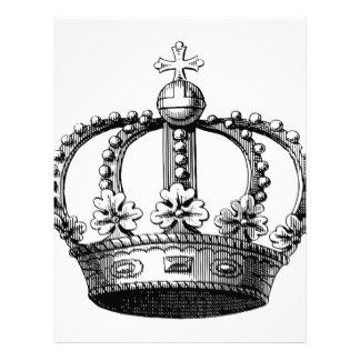 324x324 Vintage Royal Crown Letterhead Zazzle