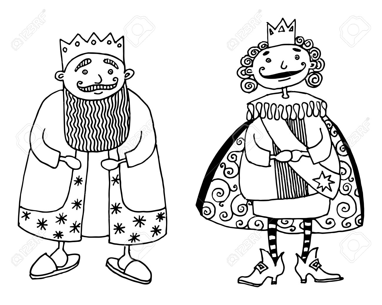 1300x1038 Cartoon Two Kings Royalty Free Cliparts, Vectors, And Stock