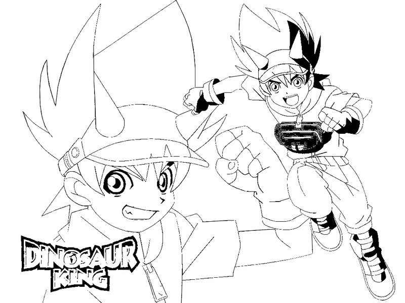 800x600 Coloring Pages Dinosaur King Drawing