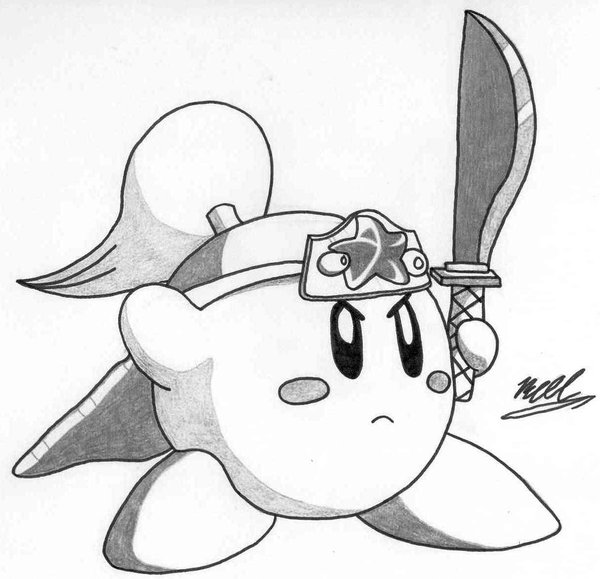 600x579 Ninja Kirby By Kiru12