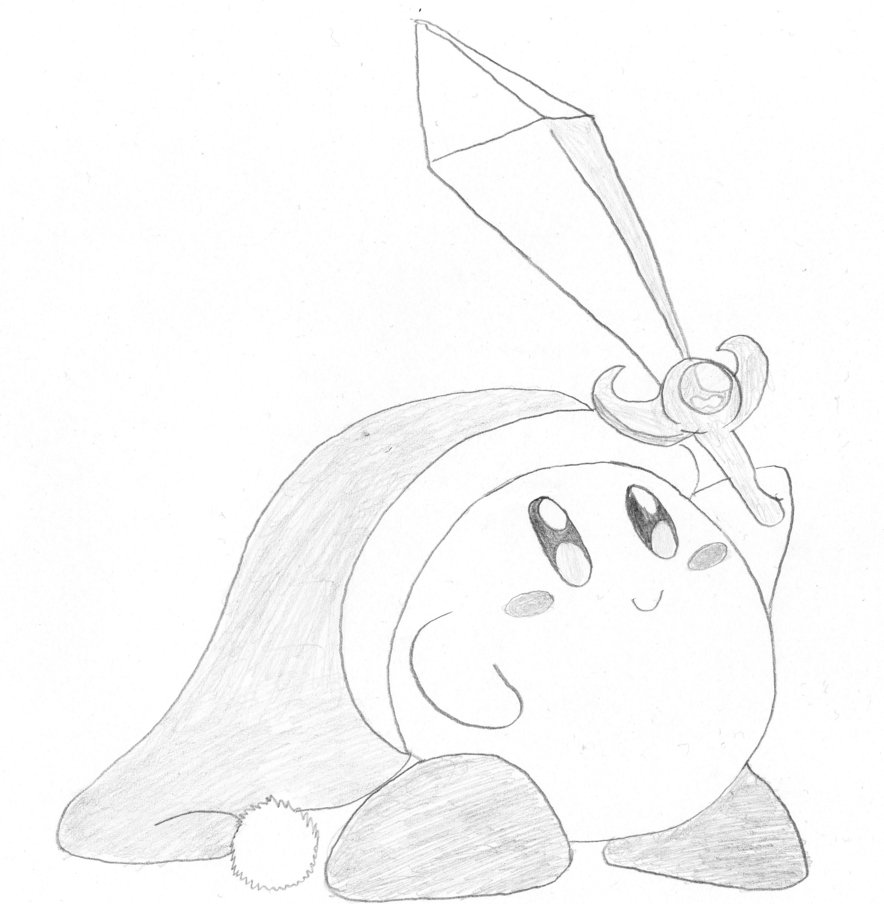884x904 Sword Kirby By Light Triforce