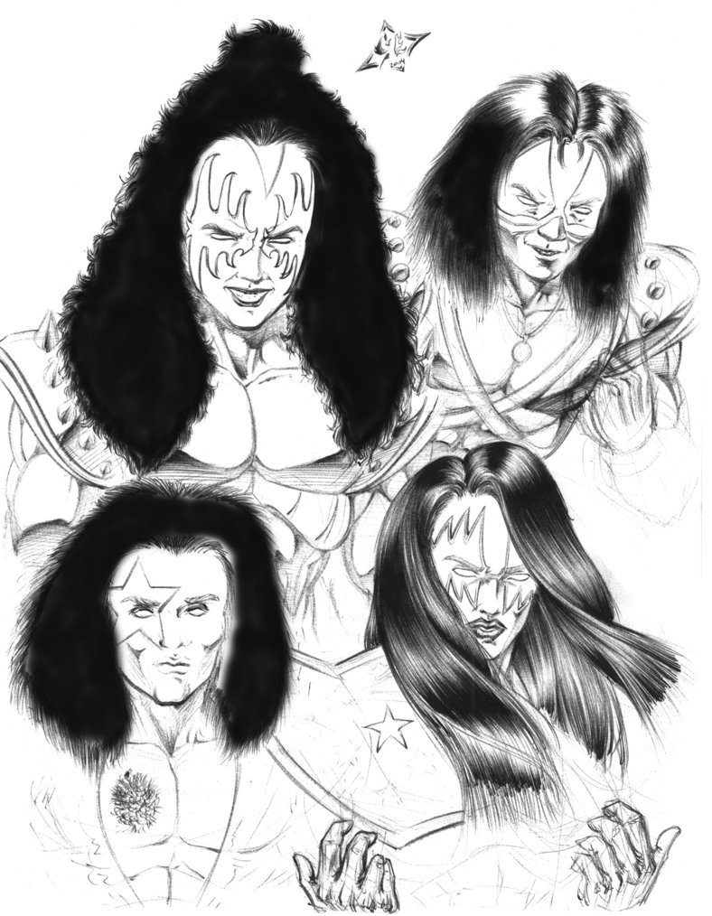 788x1014 Kiss The Band By Gazap