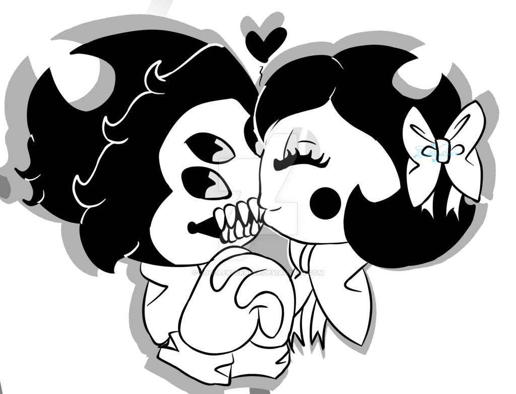 1024x781 Kiss Lips Teeths By Doodlerscraper