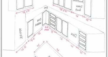 367x195 Kitchen Cabinets Sizes Layout