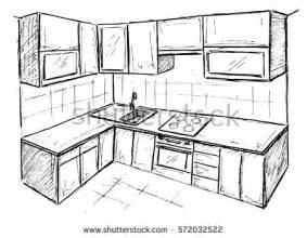 283x220 Pencil Drawings Of Kitchens