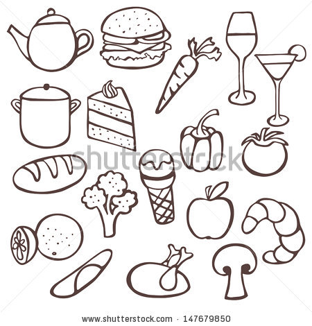 450x470 Collection Kitchen Tools Drawing Photos,